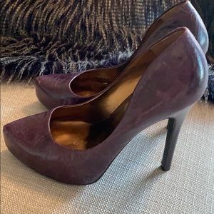Jessica Simpson Plum Platform Pumps
